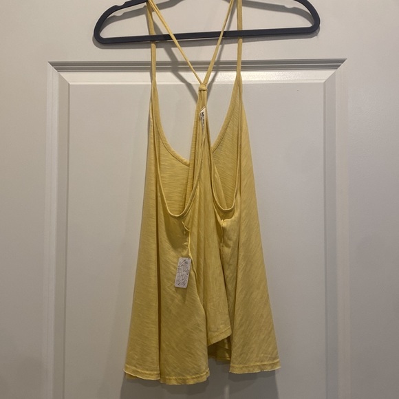 Free People Yellow Tank NWTGS - Picture 3 of 4